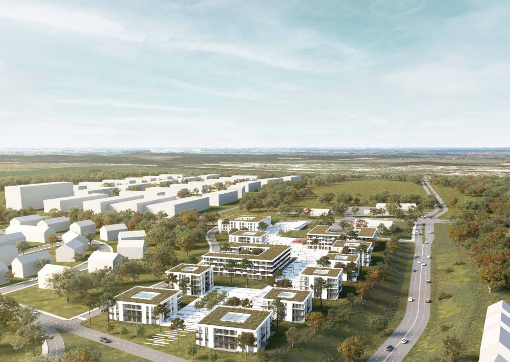 Am Darwinbogen entsteht ein neues Quartier. Copyright: QUARTERBACK Immobilien AG