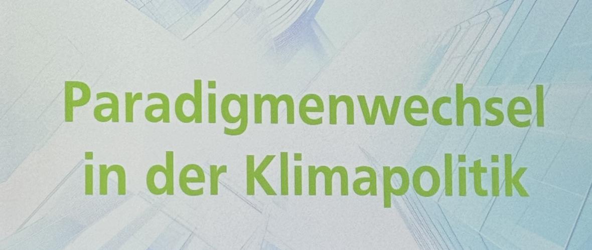 "Klimaschutz muss ökonomisch funktionieren"