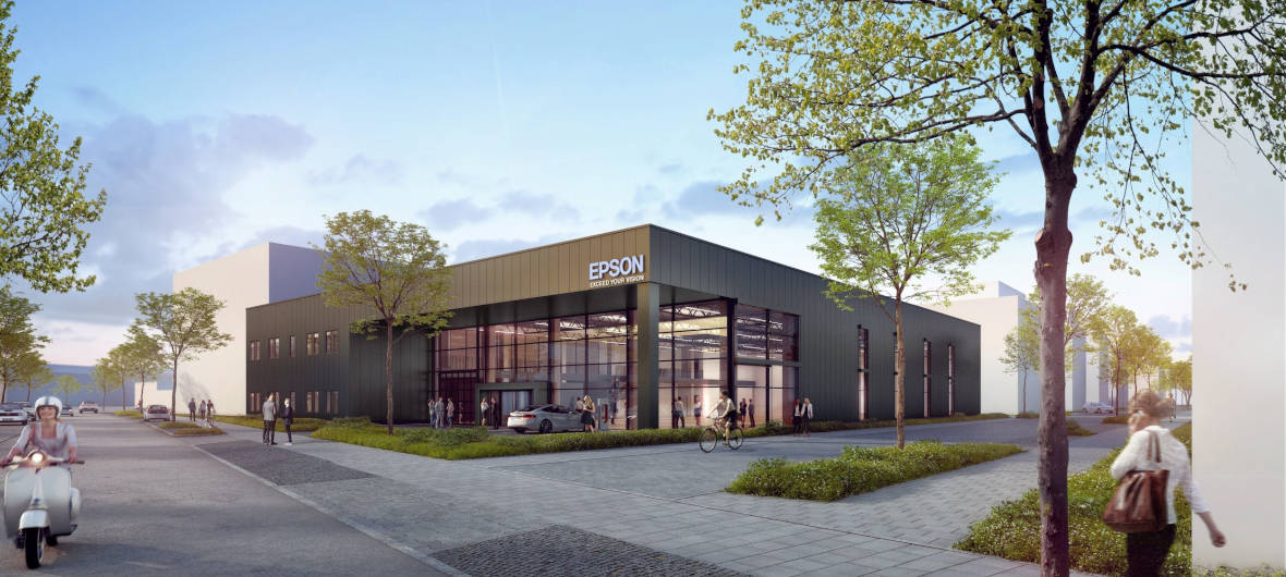 Industrial Solutions Center+: Baugenehmigung für EPSON-Showroom in Neuss