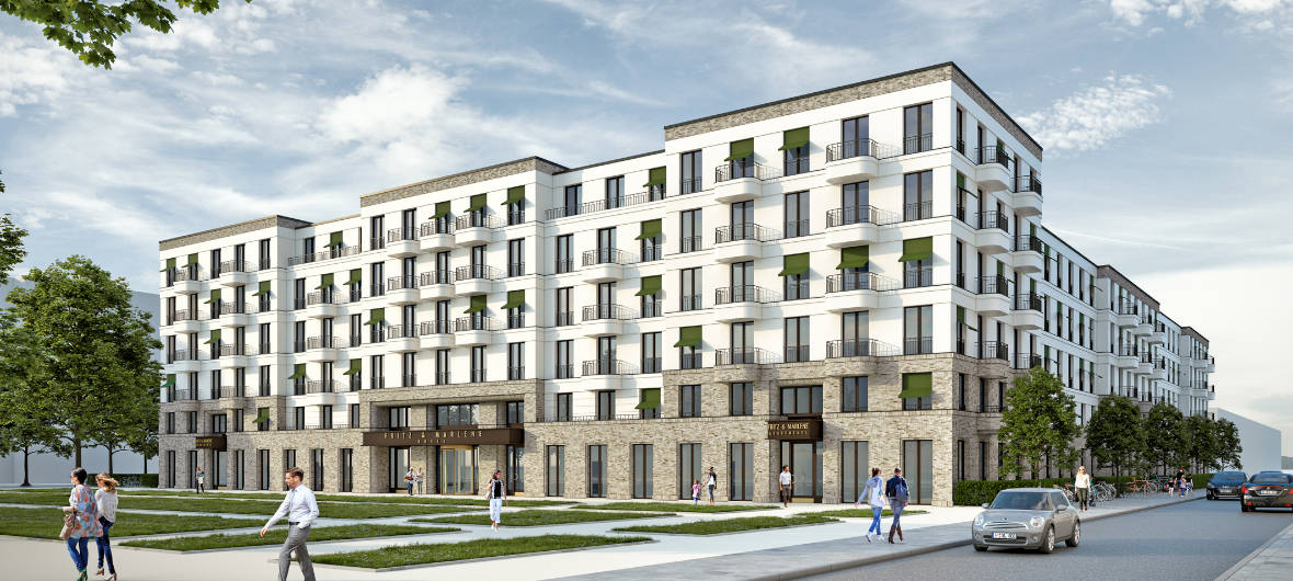 Potsdam-Babelsberg: Neubau mit Hotel, Boardinghaus und Studentenapartments