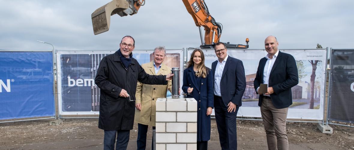 bema group feiert Grundsteinlegung für Single Tenant-Objekt in Neuss